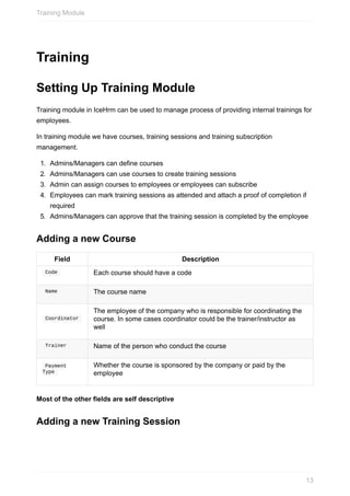 Icehrm Guide | PDF
