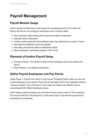 Icehrm Guide | PDF