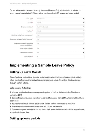 Icehrm Guide | PDF