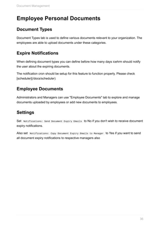 Icehrm Guide | PDF