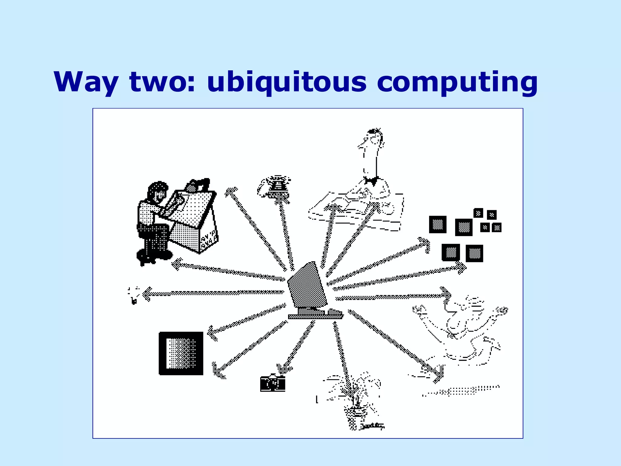 Way two: ubiquitous computing 