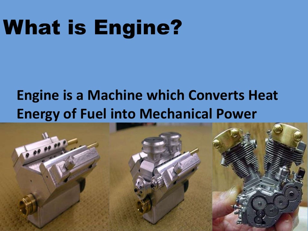 basic information of internal combustion engines