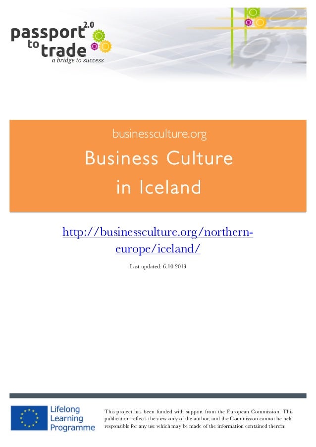Icelandic Business Culture Guide Learn About Iceland - 