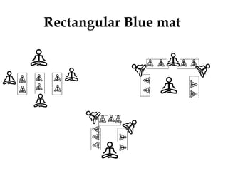 Rectangular Blue mat
 