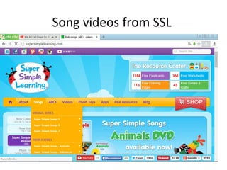 Song videos from SSL
 