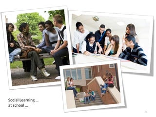  	
  
	
  
Social	
  Learning	
  …	
  	
  
at	
  school	
  …	
  
5	
  
 