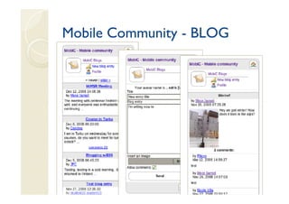 Mobile Community - BLOG
 