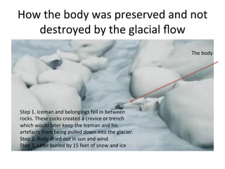 Iceman   evidence of the body itself