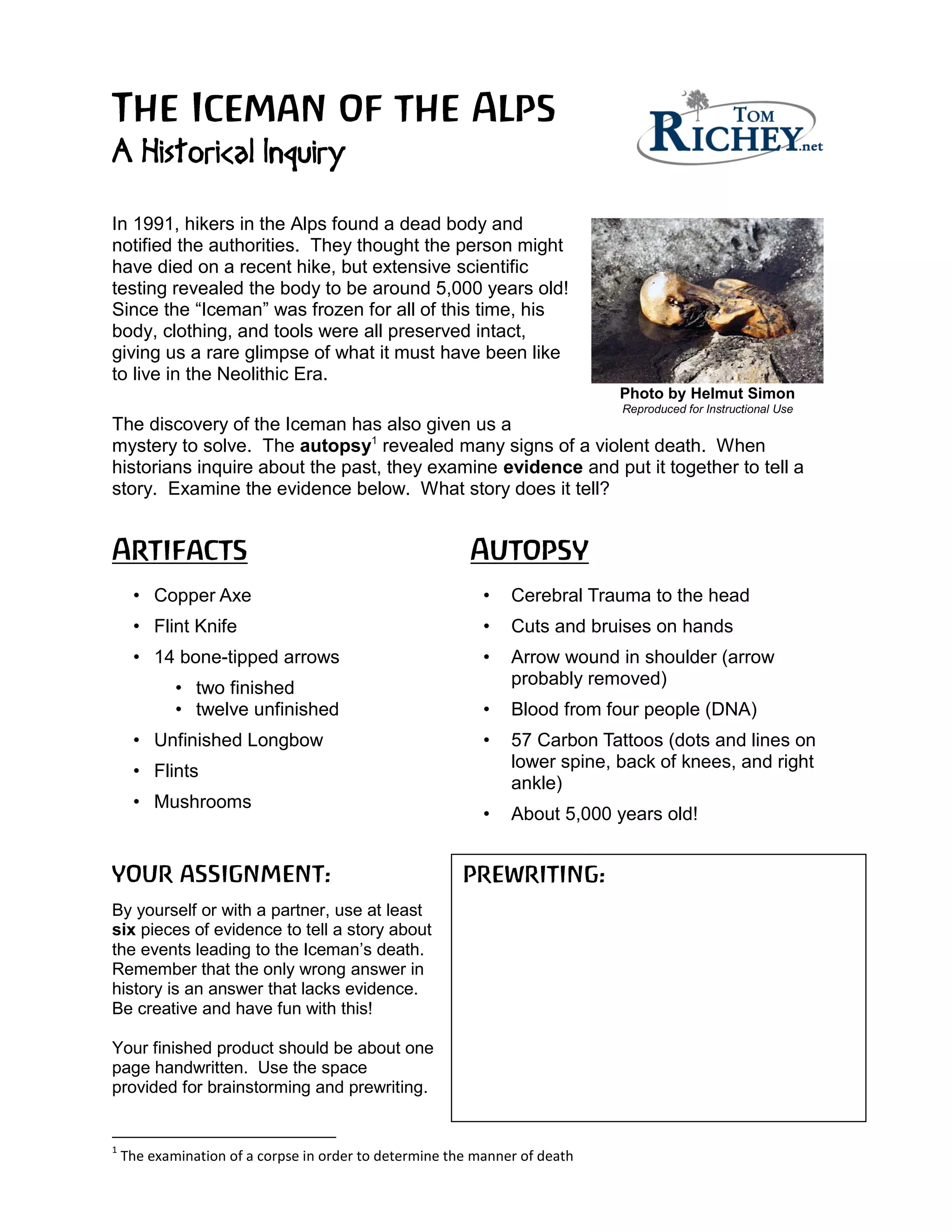 The Iceman: A Historical Inquiry | PDF