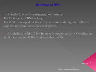 July 27-28 ICEMC2-2010,Kuppam,AP,INDIA. 