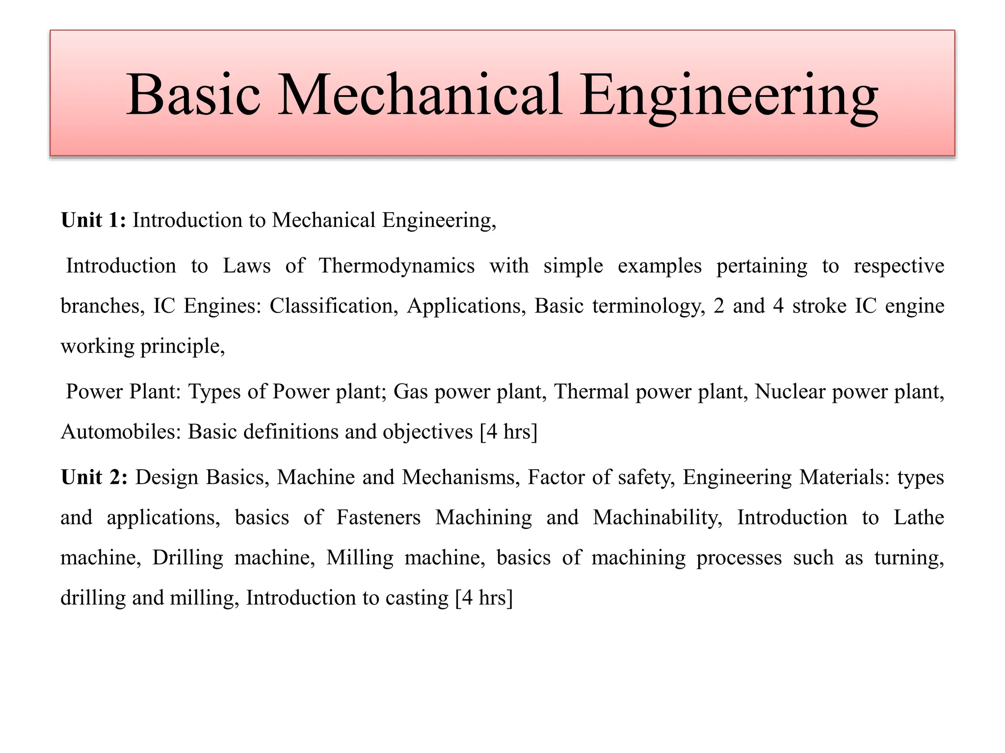 Internal combustion engine - introduction, types | PPT
