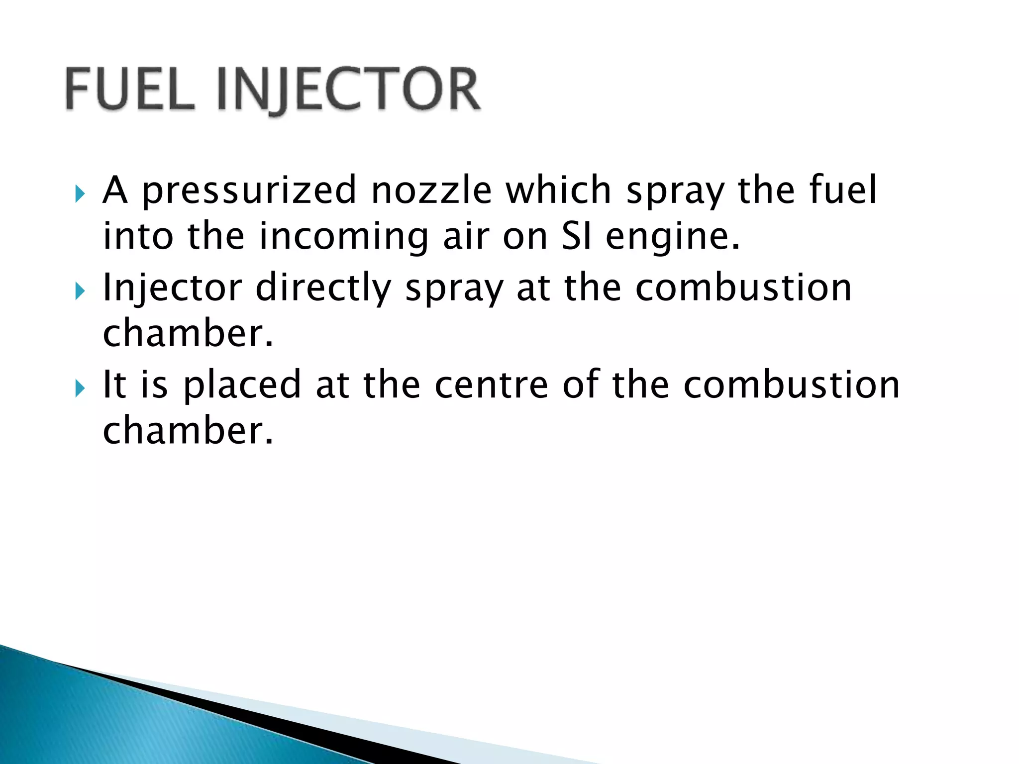 Ic engine components and their function | PPTX