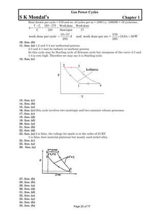 Ic engine ies gate ias 20 years question and answers | PDF