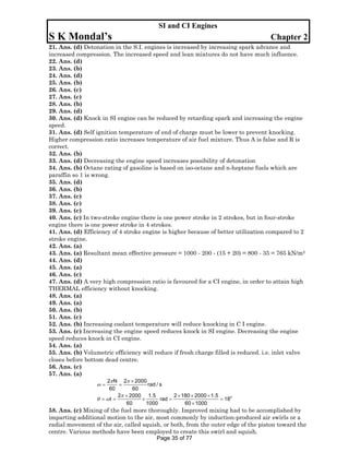 Ic engine ies gate ias 20 years question and answers | PDF