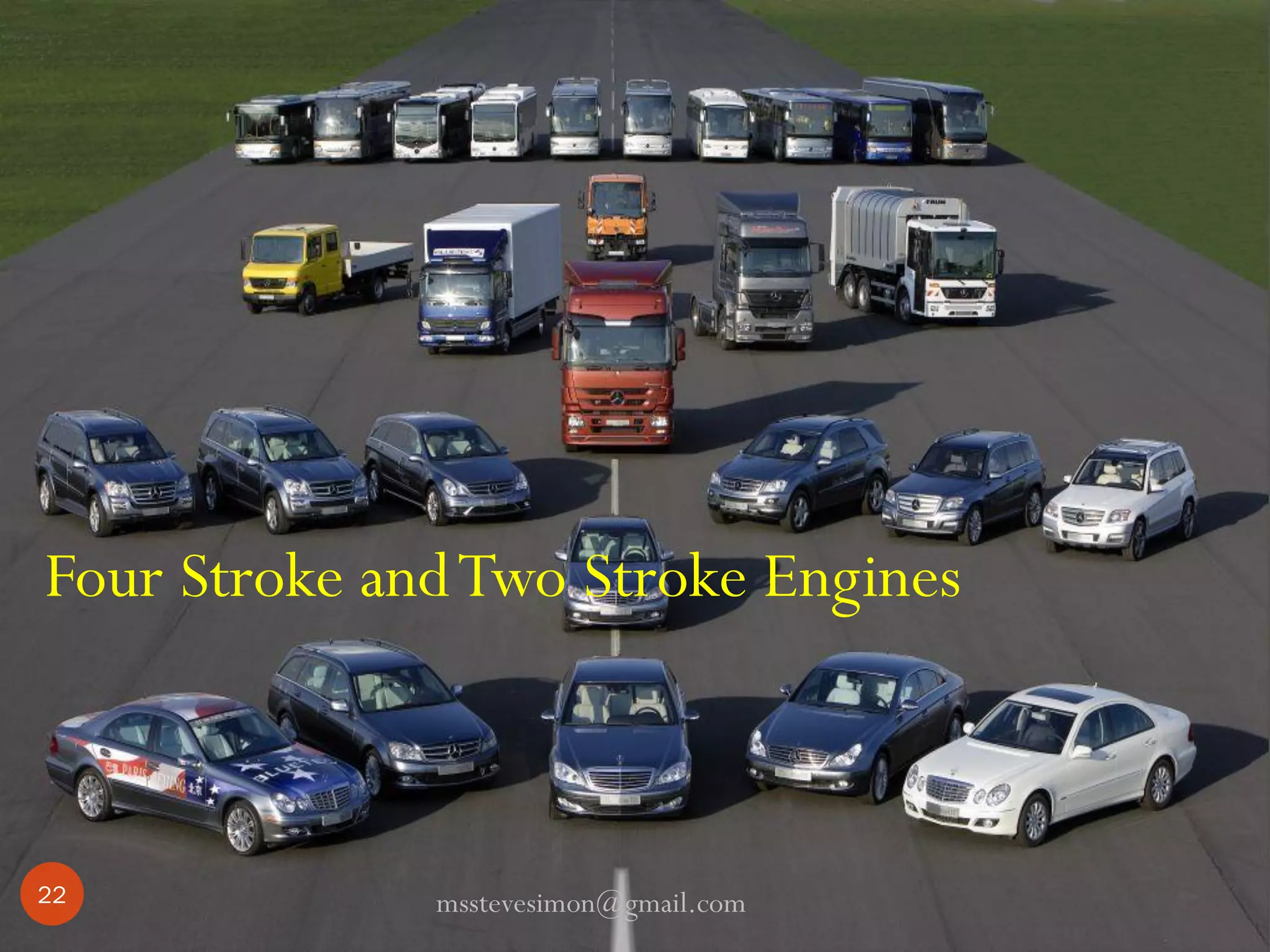 Four Stroke and Two Stroke Engines

22

msstevesimon@gmail.com

 
