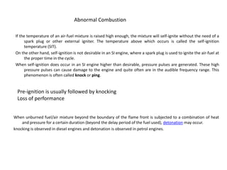 IC ENGINE'S COMBUTION | PPTX