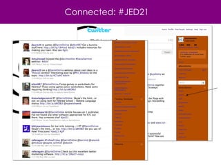Connected: #JED21 