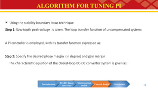 PI controller design based on stability boundary locus approach for DC ...