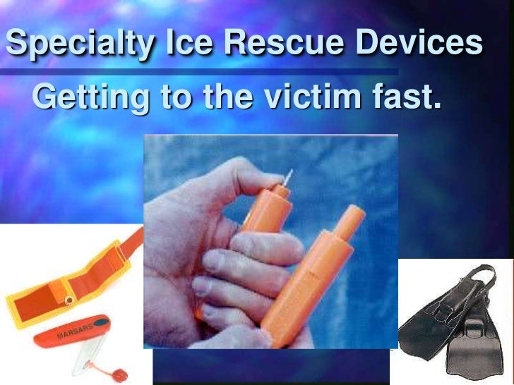 Ice rescue and immersion hypothermia slide share