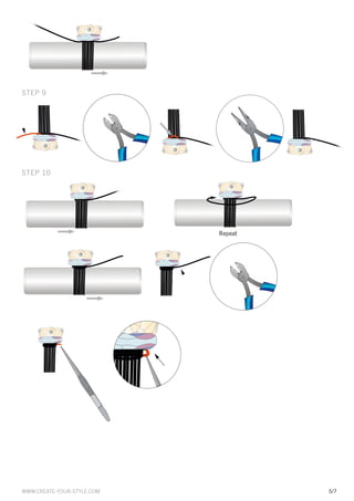 steP 9
 Step 9




steP 10
 Step 10




                            Repeat
                            Repeat




www.create-your-style.com            5/7
 
