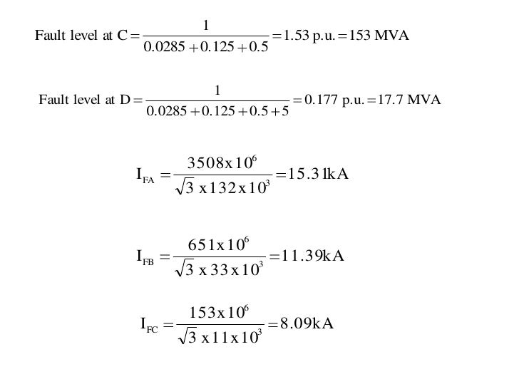 ECNG 3015 PU system and 3Phase Fault calculation