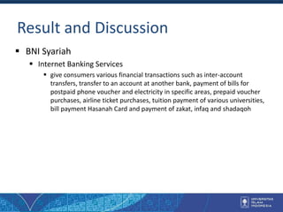 Internet-Based Products in Islamic Commercial Banks in Indonesia