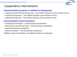 What are linguistic strategies to mediate interculturally with the help of English?