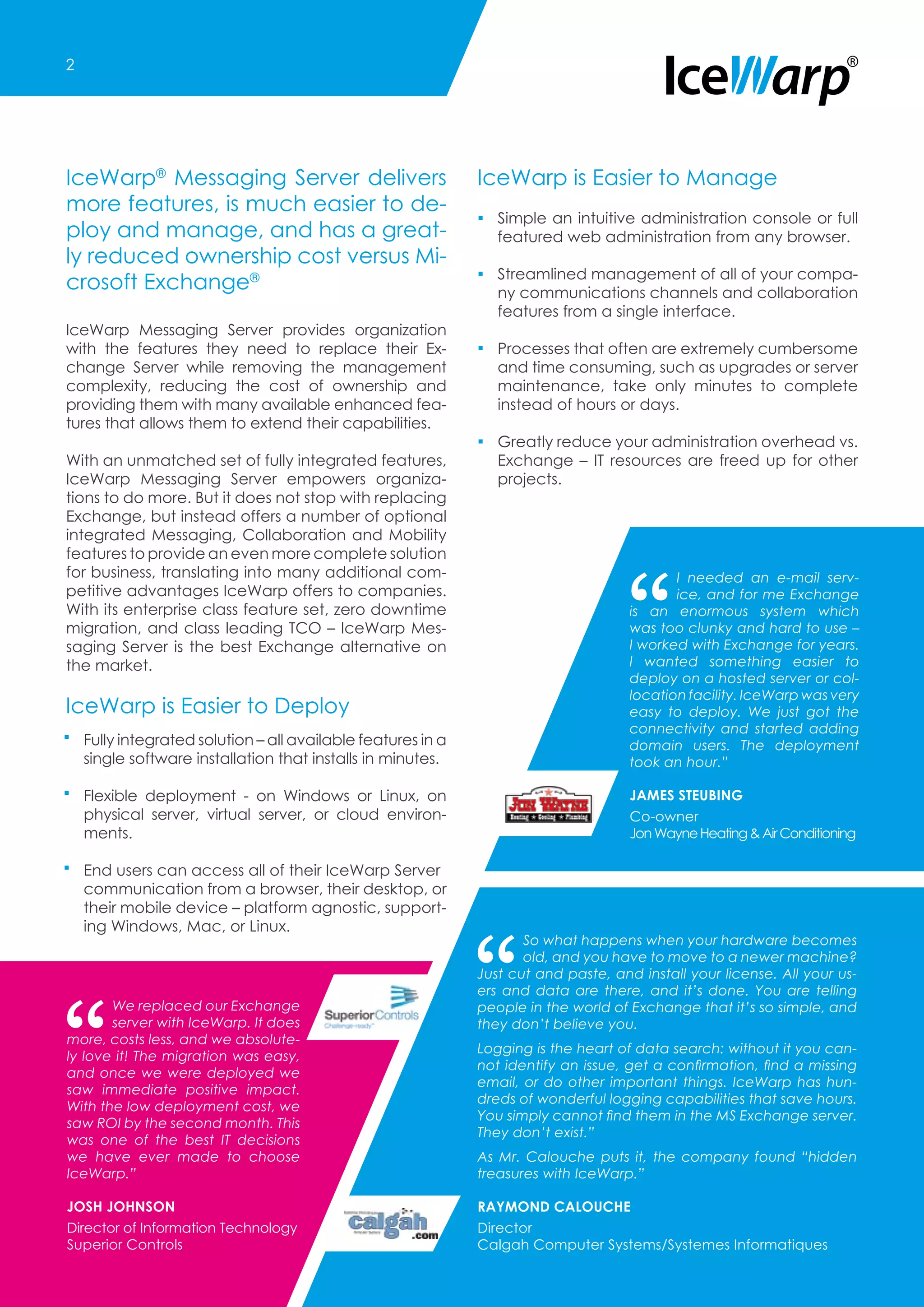 IceWarp- Exchange Replacement | PDF