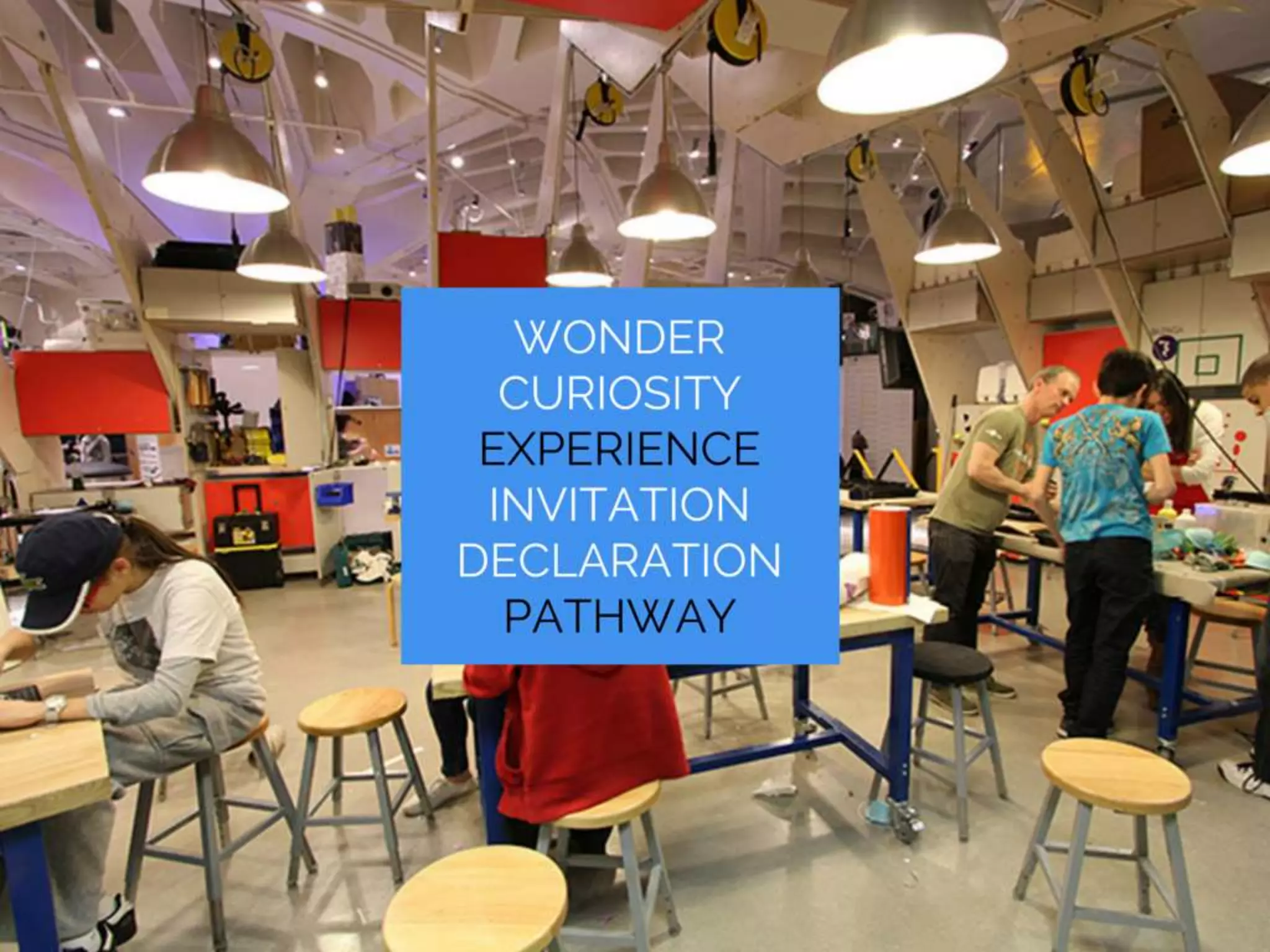 Wonder curiosity choice empowerment
engagement, invitation and declaration