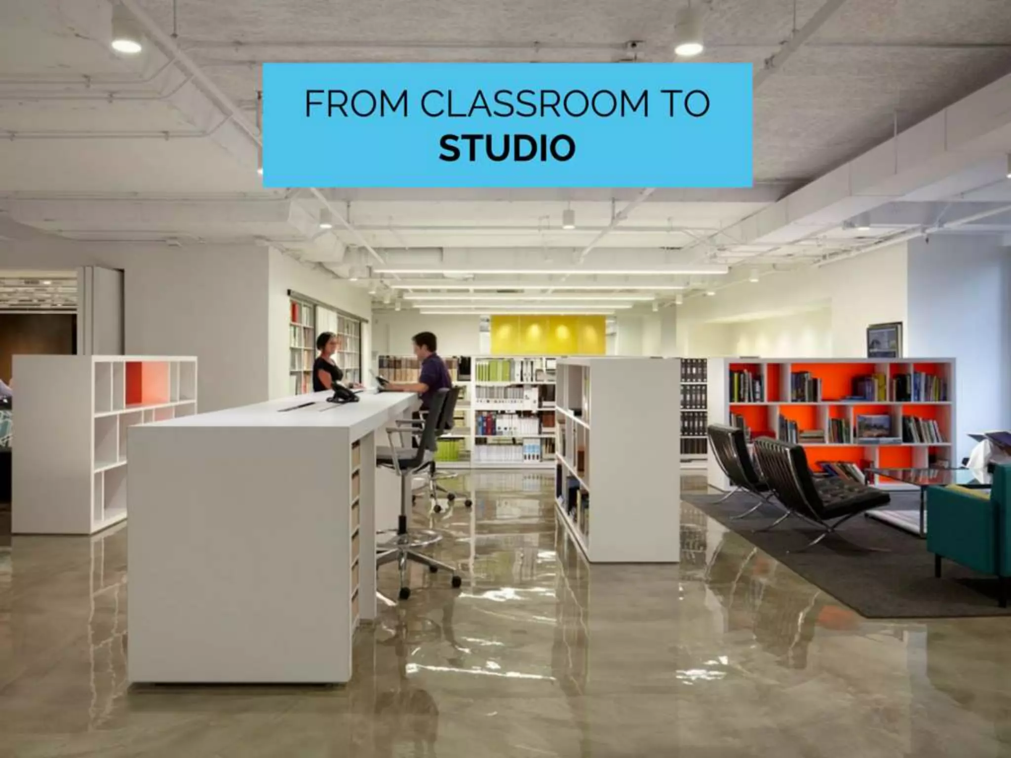 Shift from classroom to studio