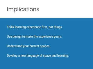 Illinois Computer Educations Conference Learning Space Workshop