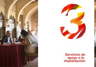 Servicios de
apoyo a la
implantación
 