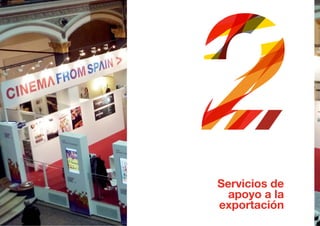 15
2
Servicios de
apoyo a la
exportación
Memoria
ICEX
2012
2.1 Planes de marketing de sectores
La estrategia de promoción ...