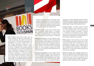 Memoria
ICEX
2012
38
2
Servicios de
apoyo a la
exportación
Actividades destacables en el sector editorial
•	Jornadas Técni...