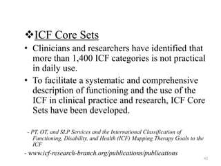 International Classification of Functioning | PDF