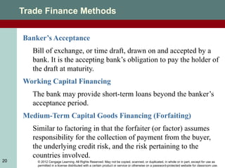 Chapter 13: Financing International Trade | PPTX
