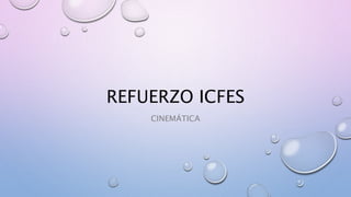 REFUERZO ICFES
CINEMÁTICA
 