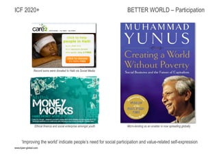 www.kjaer-global.com
BETTER WORLD – Participation
‘Improving the world’ indicate people’s need for social participation an...