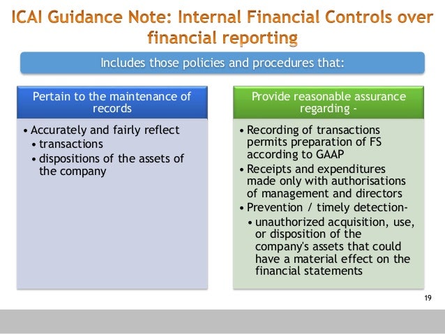 Internal Financial Controls Ke Sholay