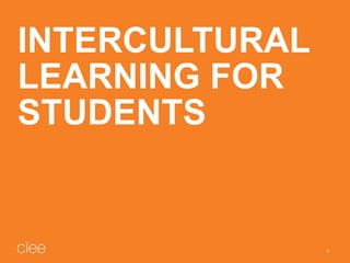 Intercultural Learning from the Inside Out: Supporting Faculty, Staff, and Student Development