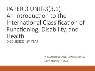 ICF PPT................................. | PPT