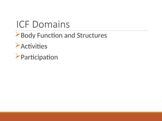 ICF PPT................................. | PPT