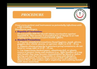Infection Control Guidelines for Dental Clinics [compatibility mode] | PDF