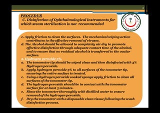 Infection Control Guidelines for Ophthalmology Clinic [compatibility ...