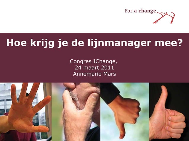 iChange Annemarie Mars | PPT