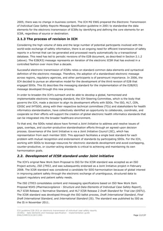 E2b R3 ICH E2B specifications in pharma industry | PDF