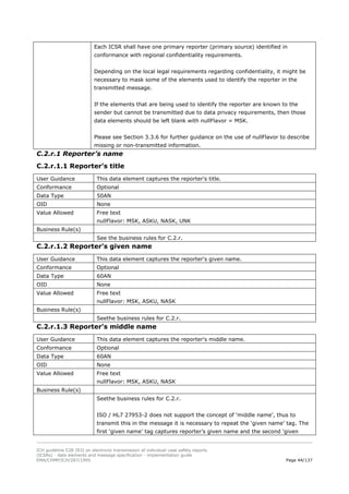 E2b R3 Form.pdf ICH E2B specifications in pharma industry | PDF