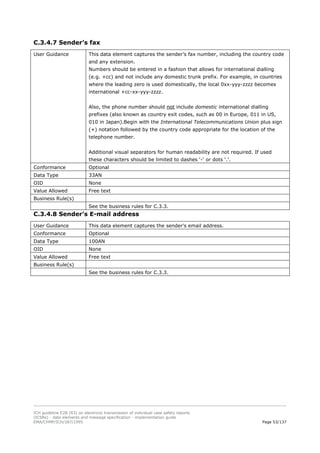 ICH E2B specifications in pharma industry | PDF