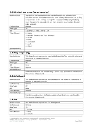 E2b R3 Sample ICH E2B specifications in pharma industry | PDF