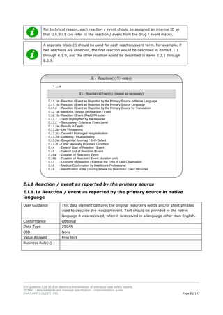E2b R3 Sample ICH E2B specifications in pharma industry | PDF